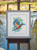 LanArte Counted Cross Stitch Kit 12"X16.4"-Flying Kingfisher (27 Count) L0200091