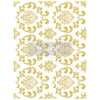 Prima Marketing Re-Design Gold Foil Kacha Decor Transfers-House of Damask RE665586 - 655350665586