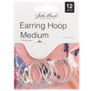 John Bead Earring Hoop Medium 25mm 12/Pkg-Silver - 1401060 - 665772203556 John Bead Earring Hoop Medium 25mm 12/Pkg-Silver - 1401060 - 665772203556