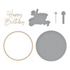 Spellbinders Glimmer Hot Foil Plate & Die Set-Giant Party Balloon GLP396