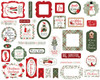 Echo Park Cardstock Ephemera-Icons, Christmas Time CT330024