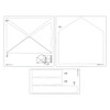 Santa's Workshop Light Chipboard Shaker Base 6"X8"-Envelope - P13SAN48 Santa's Workshop Light Chipboard Shaker Base 6"X8"-Envelope - P13SAN48