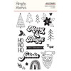 Boho Christmas Photopolymer Clear Stamps- - BC20616 - 810112384710