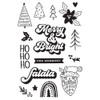 Boho Christmas Photopolymer Clear StampsBC20616