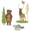 Sizzix Thinlits Dies By Josh Griffiths 8/Pkg-Forest Animals 666241
