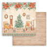 Stamperia Double-Sided Paper Pad 12"X12" 10/Pkg-All Around Christmas SBBL140