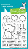 Lawn Fawn Clear Stamps 3"X4"-Elephant Parade Add-On LF3067 - 789554578462