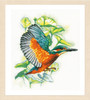 LanArte Counted Cross Stitch Kit 12"X16.4"-Flying Kingfisher on Aida (14 Count) L0200096