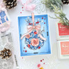 Pinkfresh Studio Clear Stamp Set 4"X6"-Floral Bauble PF178122
