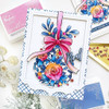 Pinkfresh Studio Clear Stamp Set 4"X6"-Floral Bauble PF178122