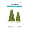 Spellbinders Etched Dies From Classic Christmas Collection-Bottle Brush Trees Duo S5585 - 811305039714