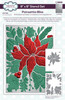 Creative Expressions Companion Colouring Stencil 6"X8" 2/Pkg-Poinsettia Bliss CEST128 - 5055305985380