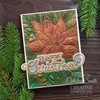 Creative Expressions Companion Colouring Stencil 6"X8" 2/Pkg-Poinsettia Bliss CEST128
