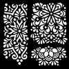Woodware Stencil 6"X6"-Mandala Fragments FRST075