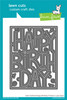 Lawn Cuts Custom Craft Die-Giant Outlined Happy Birthday: Portrait LF3104 - 789554578806