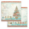 Stamperia Double-Sided Paper Pad 12"X12" 10/Pkg-Christmas Greetings SBBL137