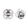 John Bead Bead Cap 8mm 48/Pkg-Silver - 1401028