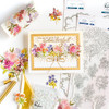 Pinkfresh Studio Clear Stamp Set 4"X12"-Garden Bouquet PF197223