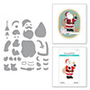 Spellbinders Etched Dies From Classic Christmas Collection-Santa's Here! S41289