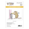 House Mouse Cling Rubber Stamp-This Tall RSC011 - 813233036353