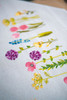 Vervaco Stamped Tablecloth Cross Stitch Kit 32"X32"-Spring Flowers V0199588