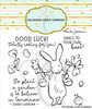 Colorado Craft Company Clear Stamps 4"X4"-Rooting For You!-By Anita Jeram C3AJ778 - 810043857789