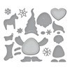 Stampendous Etched Dies-Holiday Hugs Gnome Hugs S6213