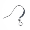 John Bead Earwire with Bead 60/Pkg-Silver 1401003