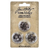 Idea-Ology Metal Large Fasteners-Antique Silver, Copper & Brass - TH94314 - 040861943146 Idea-Ology Metal Large Fasteners-Antique Silver, Copper & Brass - TH94314 - 040861943146