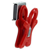 The Pencil Grip Magnet Man Magnetic Clip 12/Pkg-Assorted Colors TPG13212