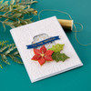 Spellbinders Etched Dies From The Christmas Collection-Stitched Poinsettia & Holly S41299