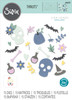 Sizzix Thinlits Dies By Lisa Jones 15/Pkg-Spooky Icons 666453 - 630454286240