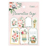 Flowerish Double-Sided Cardstock Tags 7/Pkg-#03 - P13FLO23 - 5905523082357