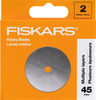 Fiskars Straight Rotary Blade 45mm 2/Pkg- - 1065944 - 020335071483