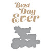 Spellbinders Glimmer Hot Foil Plate & Die Set-Best Day GLP385