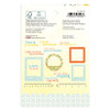 Fresh Lemonade Ephemera Cardstock Die-cuts 12/Pkg-Frames & Words - P13LEM37