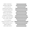 Spellbinders BetterPress Letterpress Press Plates & Die Set-Merry & Bright Sentiment Strips BP049