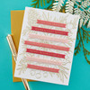 Spellbinders BetterPress Letterpress Press Plates & Die Set-Merry & Bright Sentiment Strips BP049