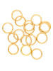 CousinDIY Gold Elegance Jump Rings 6mm 16/Pkg-14k Gold Plated - 2949748