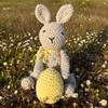 Hoooked Amigurumi DIY Kit W/Eco Barbante Yarn-Rabbit Choco Pop - PAK338
