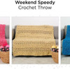 Red Heart Weekend Speedy Crochet Kit-Neutral Yellow SSKITA
