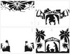 Crafter's Workshop Layered Card Stencil 8.5"X11"-Layered Nativity Scene TCW8.5-6046 - 842254060467