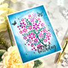 Creative Expressions Mini Layering Stencil 4"X3" 3/Pkg-Blossom Tree EMLSBLOS