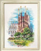 RIOLIS Counted Cross Stitch Kit 11.75"X15.75"-Sagrada Familia (14 Count) R2098