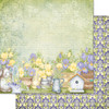 Heartfelt Creations Double-Sided Paper Pad 12"X12" 24/Pkg-Iris Garden HCDP1-2150