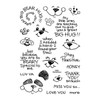 Stampendous Clear Stamps-Bear Hugs Faces And Sentiments STP200