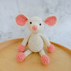 Hoooked Amigurumi DIY Kit W/Eco Barbante Yarn-Mouse Monica PAK295