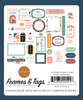 Carta Bella Cardstock Ephemera-Frames & Tags, At Home AH339025