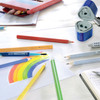 Faber-Castell GRIP Trio Pencil Sharpener-Assorted Colors - 280175