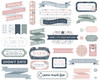 Echo Park Cardstock Ephemera-Titles & Phrases, Winterland TL333032